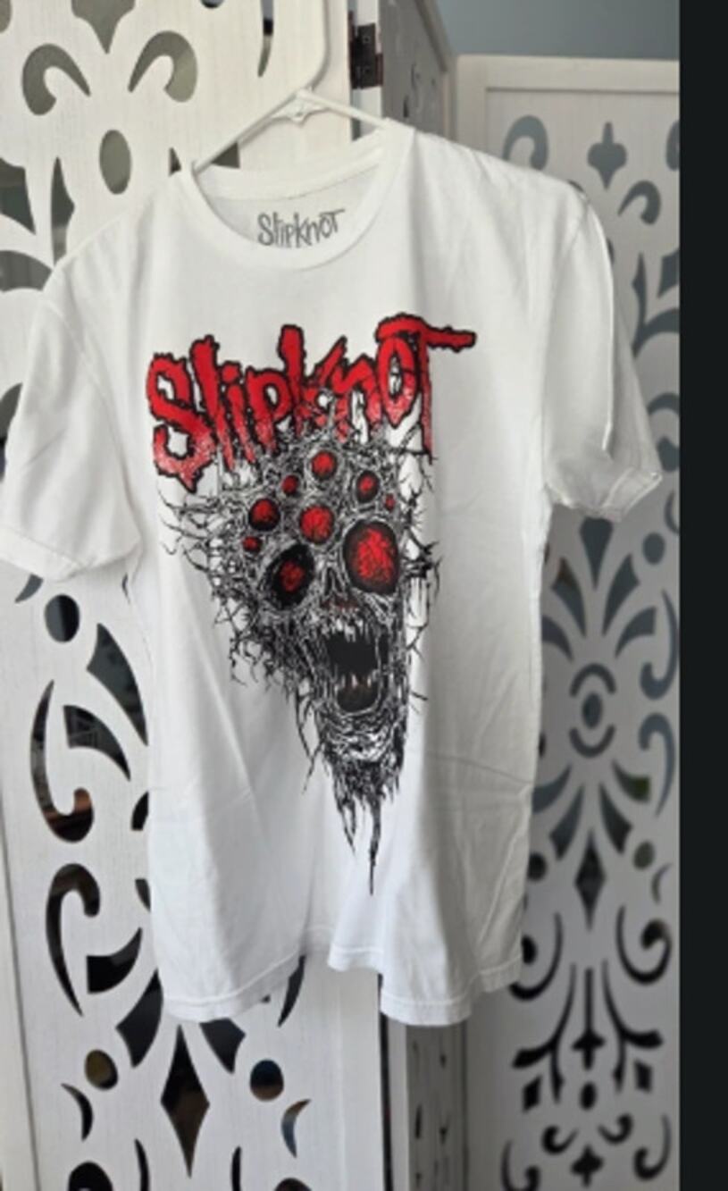 Slipknot Here Comes The Pain T Shirt White Mens Large Bravado Heavy Metal Band